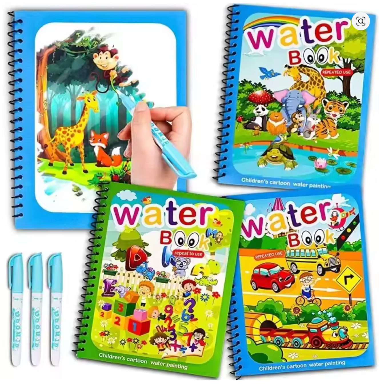 AquaBook® - Livre de dessin magique à l'eau