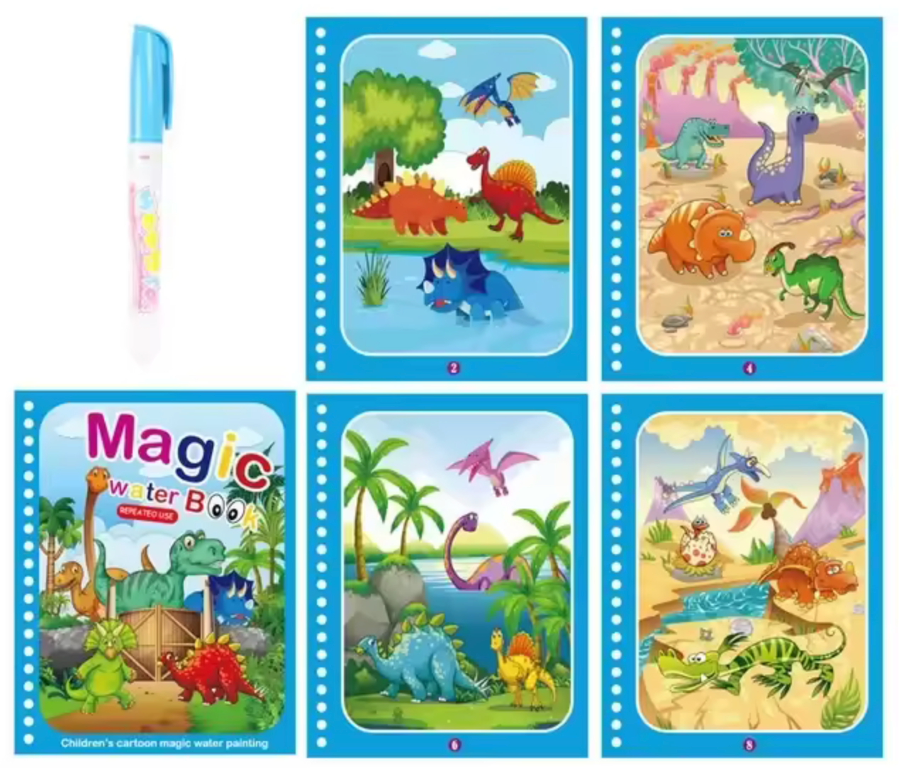AquaBook® - Livre de dessin magique à l'eau