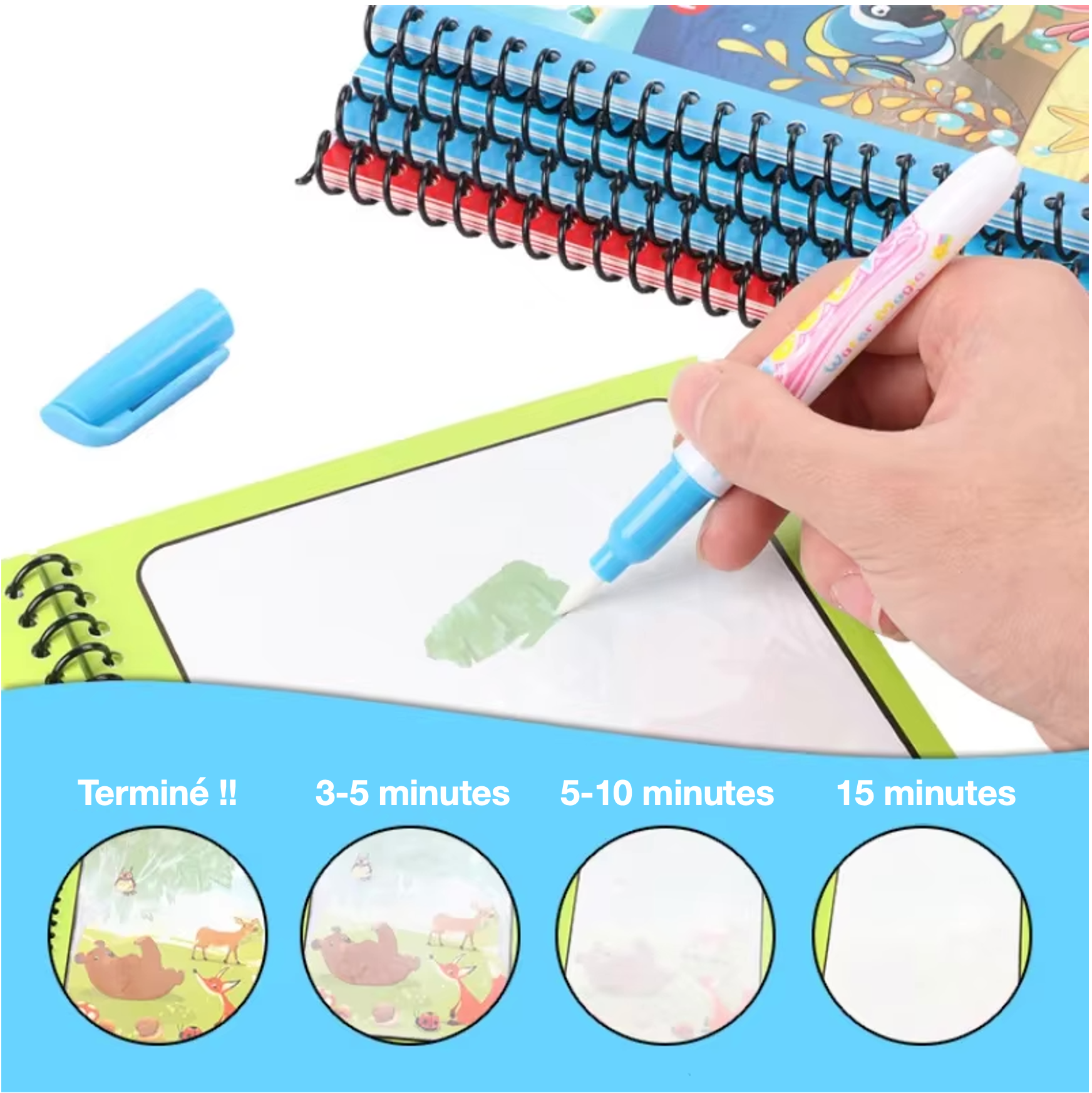 AquaBook® - Livre de dessin magique à l'eau