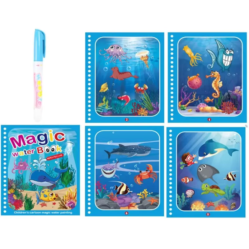 AquaBook® - Livre de dessin magique à l'eau